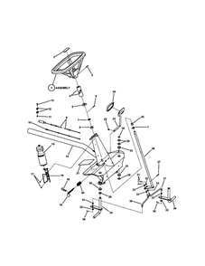 Front End, Steering Diagram and Parts List for 7800104 Snapper Lawn Mower