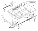 Load Carrier Accessory Diagram and Parts List for  Snapper Lawn Tractor
