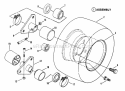 Wheels - Rear Diagram and Parts List for  Snapper Lawn Tractor