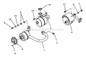 Engines  Exhaust Muffler Diagram and Parts List for  Snapper Lawn Tractor