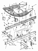 Frame Assembly (Part 1) Diagram and Parts List for 84270 Snapper Lawn Tractor