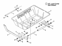 Load Carrier Accessory Diagram and Parts List for  Snapper Lawn Mower