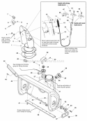 Auger Housing And Chute Group - 38 Inch Diagram and Parts List for 1694860 Snapper Snow Blower