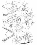 Cutting Deck Deflector - 28  33 Diagram and Parts List for  Snapper Lawn Tractor