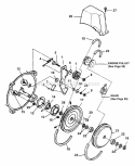 Belts Idler Drive Plate Sheave Diagram and Parts List for  Snapper Snow Blower
