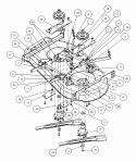 Part Location Diagram of 7035982YP Snapper Bracket, R.H. Front Lift, 42