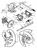 Augers Impeller Gear Case Shaft (Models Built 2000 And Later) Diagram and Parts List for  Snapper Snow Blower