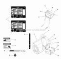 Decals Group Diagram and Parts List for 1695328 Snapper Snow Blower