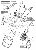 Covers Engine Diagram and Parts List for 84675 Snapper Snow Blower