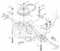 Transmission Group Diagram and Parts List for  Snapper Lawn Tractor