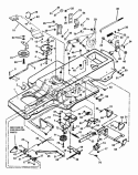 Frame Clutch Brake  Steering Components Diagram and Parts List for 84360 Snapper Lawn Tractor