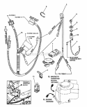 Electrical Systems (For Recoil Start) Diagram and Parts List for  Snapper Lawn Tractor