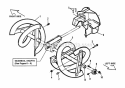 Augers Impeller Diagram and Parts List for  Snapper Snow Blower