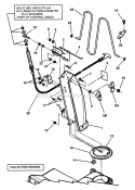 Discharge Chute Diagram and Parts List for  Snapper Snow Blower