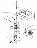 Clutch Assembly Diagram and Parts List for  Snapper Lawn Tractor