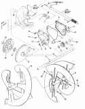 Augers Impeller Gear Case Shaft Diagram and Parts List for  Snapper Snow Blower