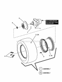 Drive Tire  Wheel Assembly Diagram and Parts List for  Snapper Lawn Tractor