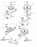 Idler Assemblies (7058885) Diagram and Parts List for  Snapper Lawn Tractor