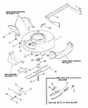 Cutting Deck Blade Interlock Diagram and Parts List for  Snapper Lawn Mower