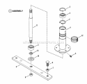Spindle Diagram and Parts List for  Snapper Lawn Tractor