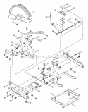 Rails Lift Arms Cam Lift (25 28 30 33 Models) Diagram and Parts List for  Snapper Lawn Tractor