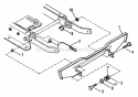 Blade Stop Pedals (30 33 Models) Diagram and Parts List for  Snapper Lawn Tractor