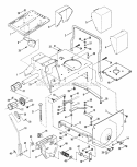 Main Case Diagram and Parts List for  Snapper Lawn Tractor