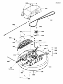 28 Deck Group Diagram and Parts List for  Snapper Lawn Tractor