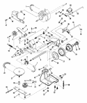 Drive System Self-Propelled Diagram and Parts List for 90S Snapper Lawn Mower