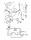 Electric Start Components Diagram and Parts List for 7800553 Snapper Lawn Mower