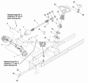 Steering  Front Axle Group Diagram and Parts List for 2690633 Snapper Lawn Tractor