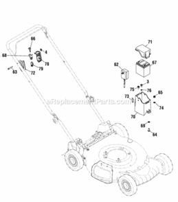 Part Location Diagram of 704385 Briggs and Stratton Ignition Key