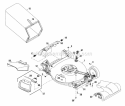 Deck Group Diagram and Parts List for  Snapper Lawn Mower