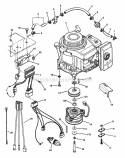 Part Location Diagram of 7045193 Snapper Pulley, Engine