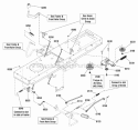 Controls Group Diagram and Parts List for 2690980 Snapper Lawn Tractor