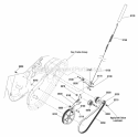 Auger Drive Group Diagram and Parts List for 1695884 Snapper Snow Blower