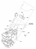 Engine Group Diagram and Parts List for 1695884 Snapper Snow Blower