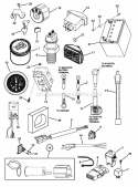 Electrical Group Diagram and Parts List for 7085903 Snapper Lawn Tractor