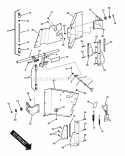 Front Clip Group (Pedals) Diagram and Parts List for 7085903 Snapper Lawn Tractor