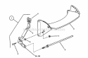 Front Wheel Bracket Diagram and Parts List for 84742 Snapper Lawn Mower