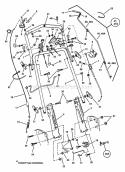Handles  Controls Diagram and Parts List for  Snapper Lawn Mower