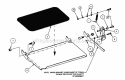 Footrest Assembly Diagram and Parts List for  Snapper Lawn Tractor
