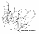 Hydro Reservoir Assembly Diagram and Parts List for  Snapper Lawn Tractor