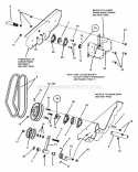 Deck Driveshaft Assembly (Except For Mzm Models) Diagram and Parts List for  Snapper Lawn Tractor Accessories