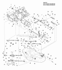 Deck Lift Group Version 1 Diagram and Parts List for 5091003 Snapper Lawn Tractor