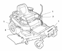 Decals Group - Brand  Model Diagram and Parts List for 5091003 Snapper Lawn Tractor