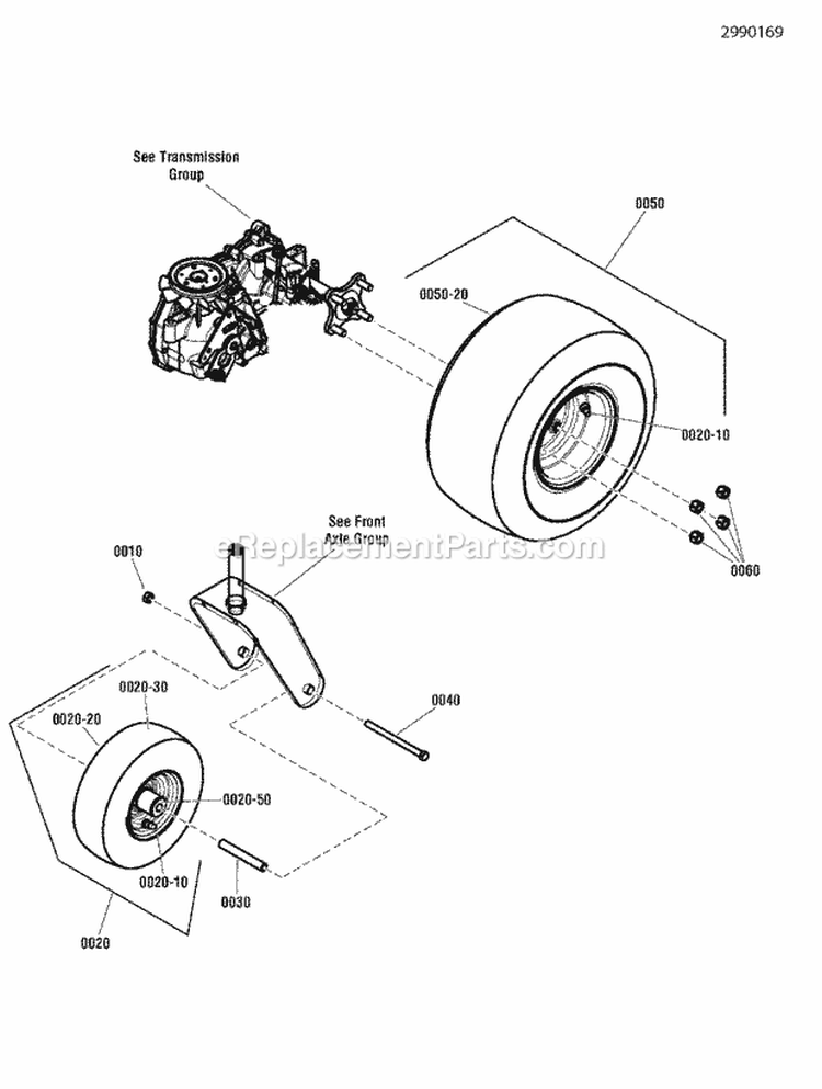 Wheel  Tire Group Diagram and Parts List for  Snapper Lawn Tractor