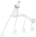 Fuel Line Diagram and Parts List for  Southland Auger