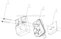 Muffler Diagram and Parts List for  Southland Auger