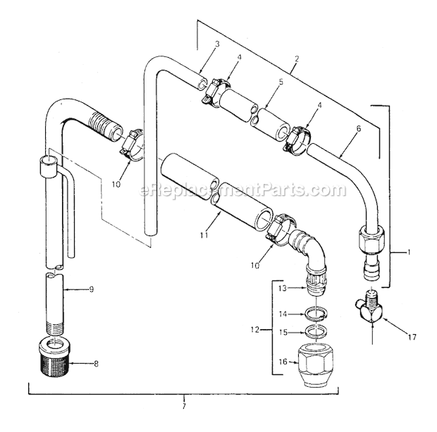 Page F Diagram and Parts List for 0288050 SprayTECH Paint Sprayer
